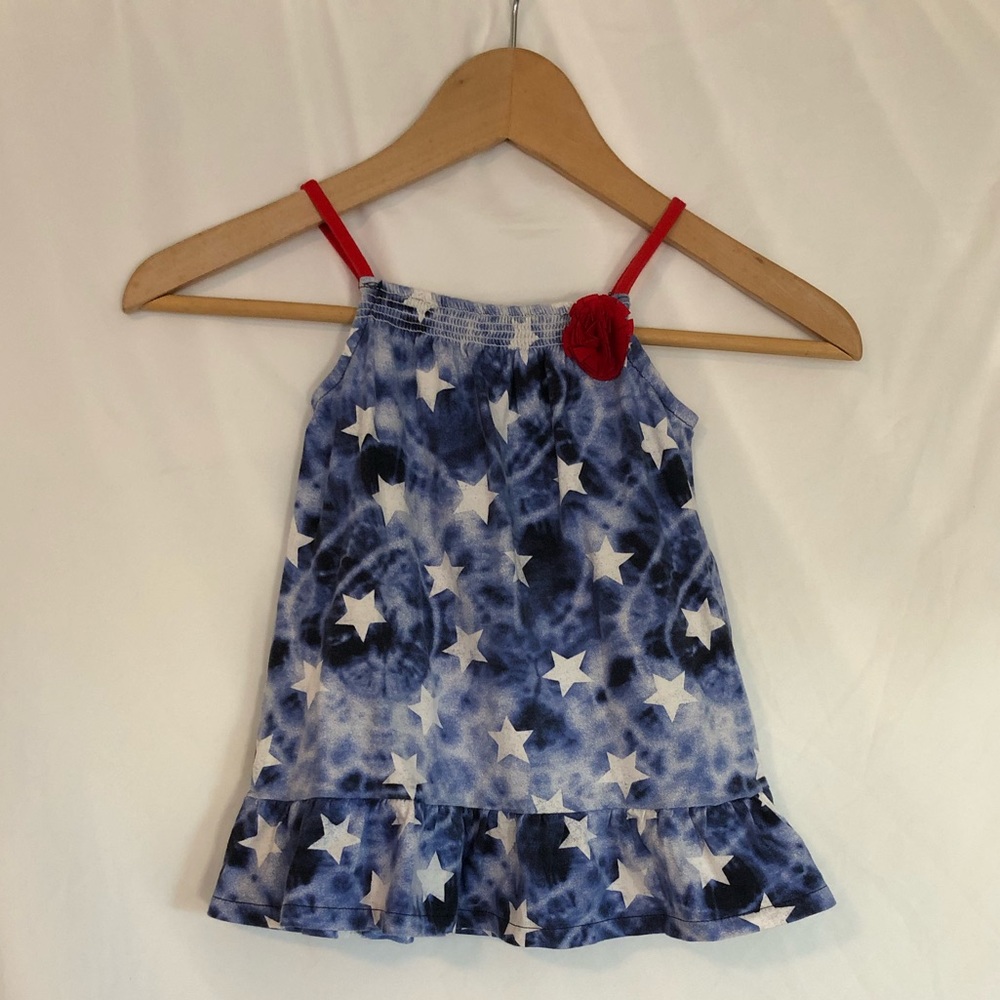GIRLS AMERICANA TANK TUNIC OSH KOSH 4T
